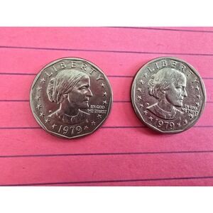 Susan B Anthony Dollar Coin 1979 US Mint Uncirculated Collectible